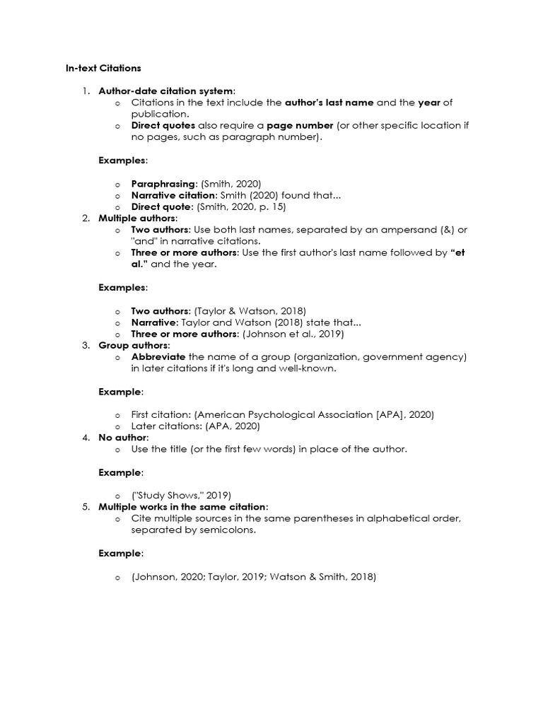 APA 7th Edition Format | PDF | Apa Style | Citation