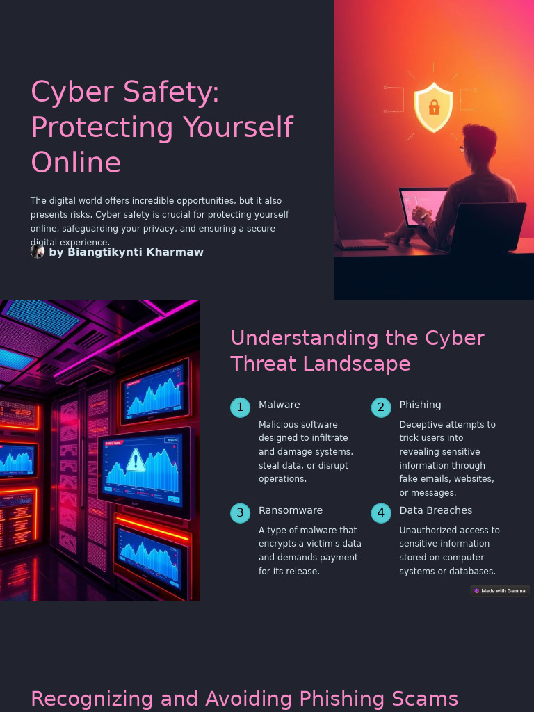 Cyber Safety: Protecting Yourself Online | PDF | Computer Security ...