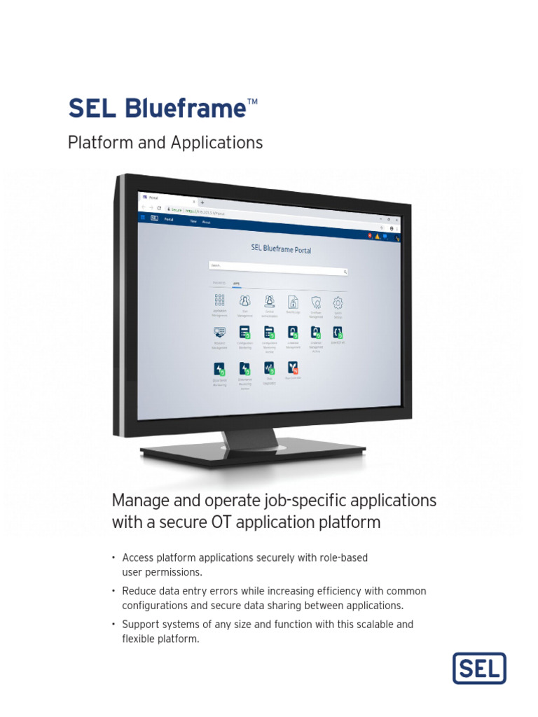 SEL Blueframe Platform Overview | PDF | Computer Network | Computing