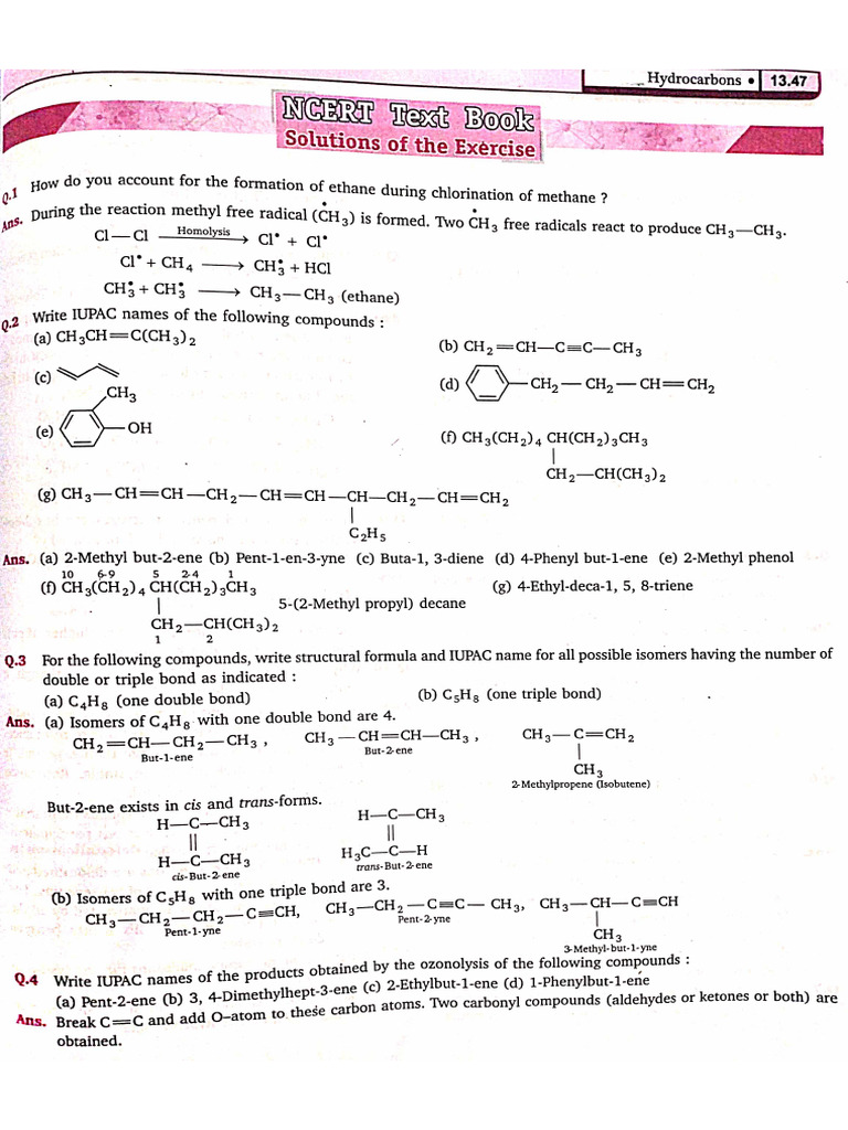 Ncert Text Book Question Answer | PDF
