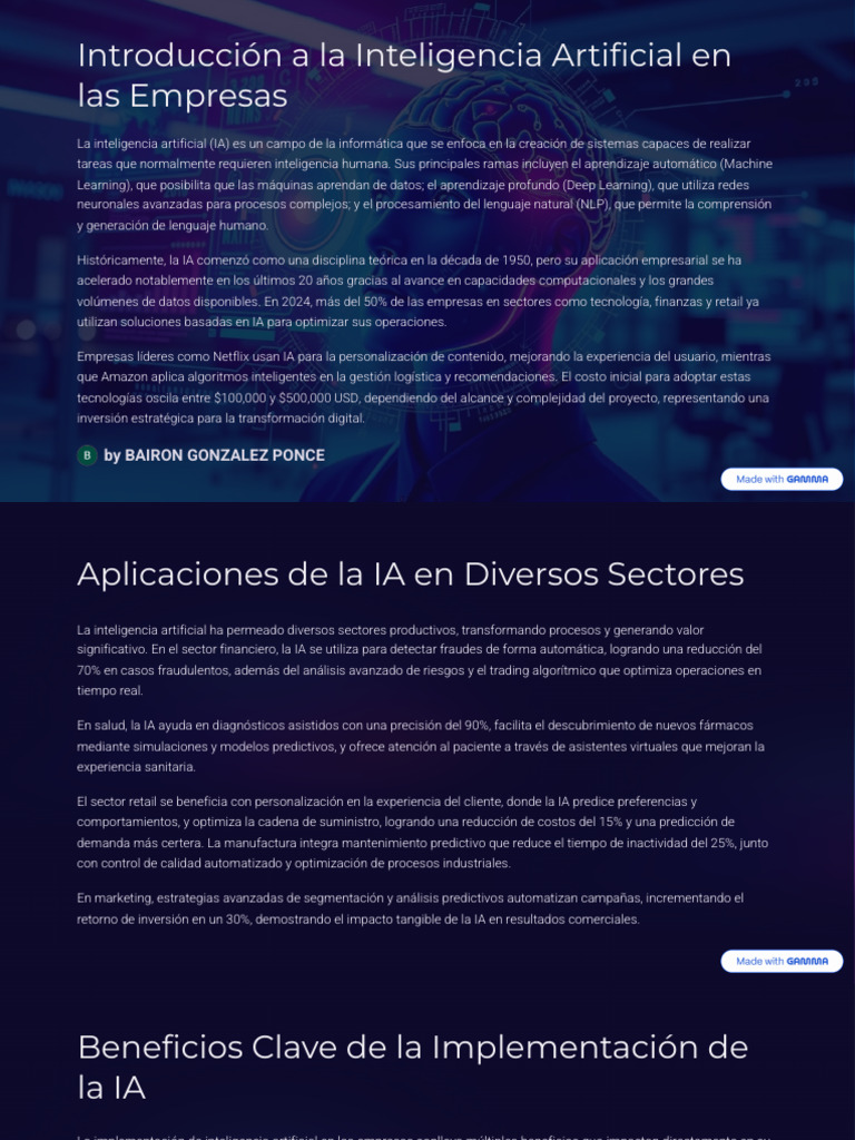 Introduccion A La Inteligencia Artificial en Las Empresas | PDF ...