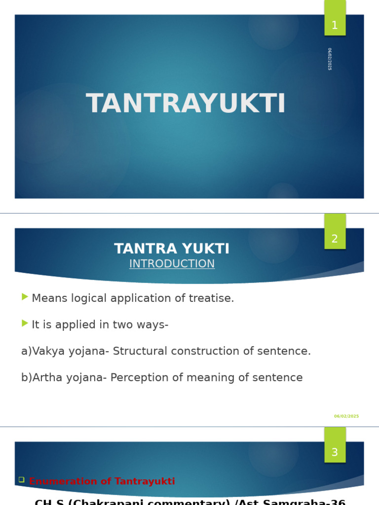 TANTRAYUKTI | PDF | Medical Diagnosis | Prognosis