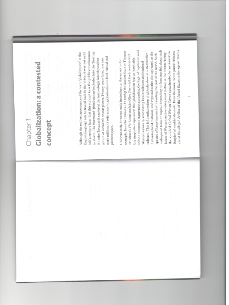 Chapter 1 - Globalization A Contested Concept | PDF