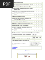 Michael Caloz Cognitive Functions Test | PDF