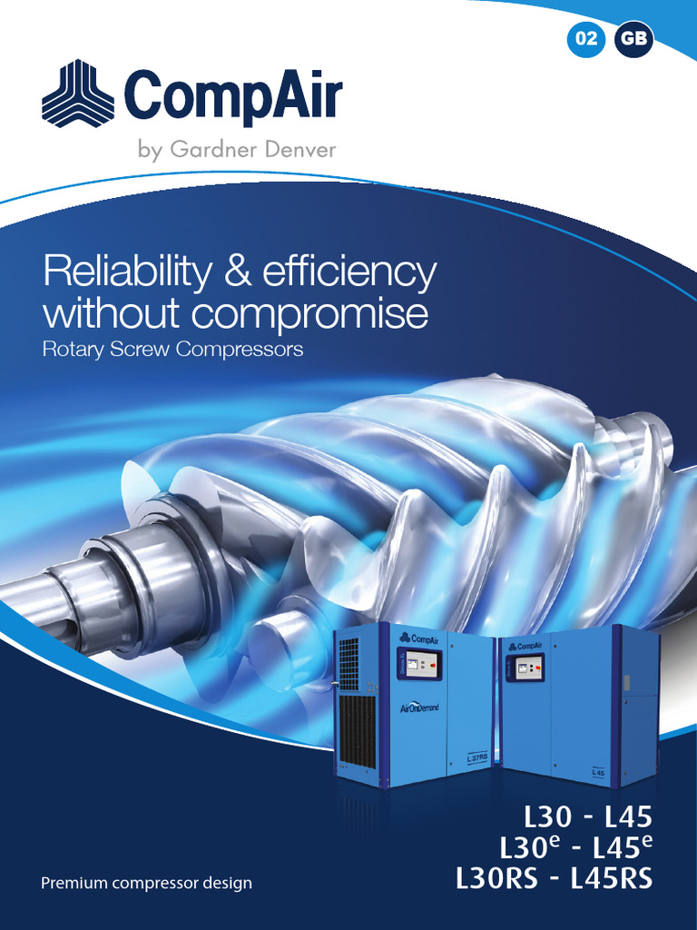 CompAir L-Series Rotary Screw Compressors | PDF | Manufactured Goods ...