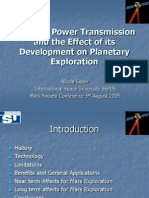 Wireless Power Transmission and The Effect of Its Development On Planetary Exploration