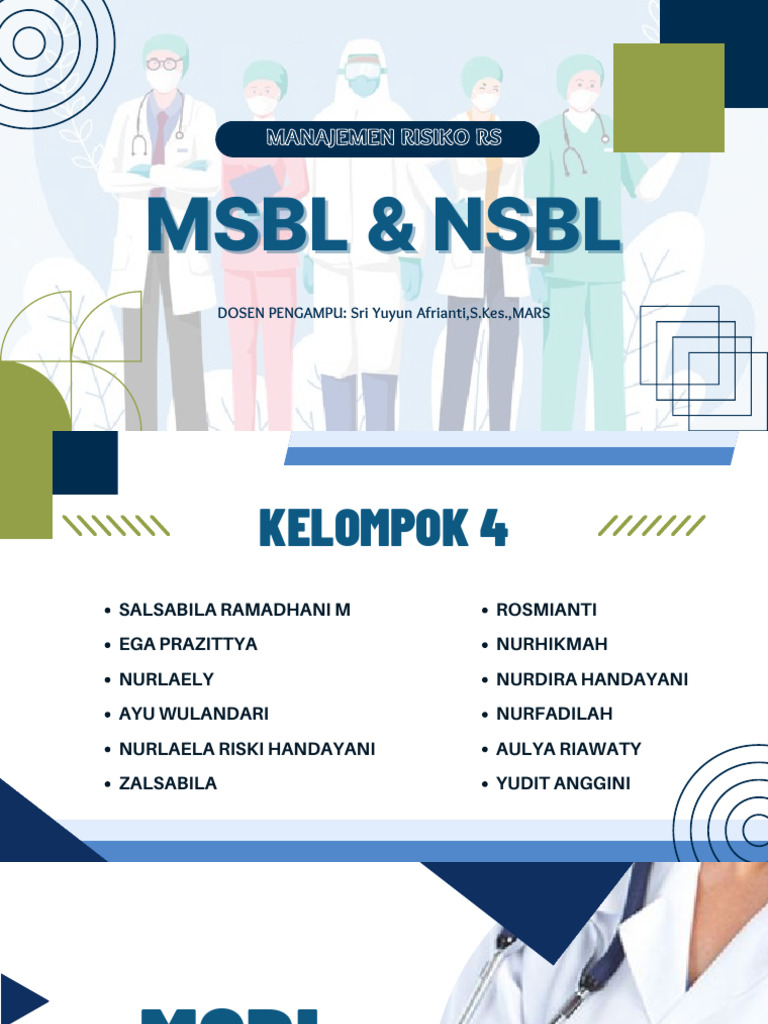 NSBL: Aturan Staf Keperawatan Rumah Sakit | PDF