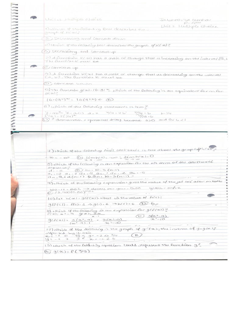 Unit 2 Review | PDF