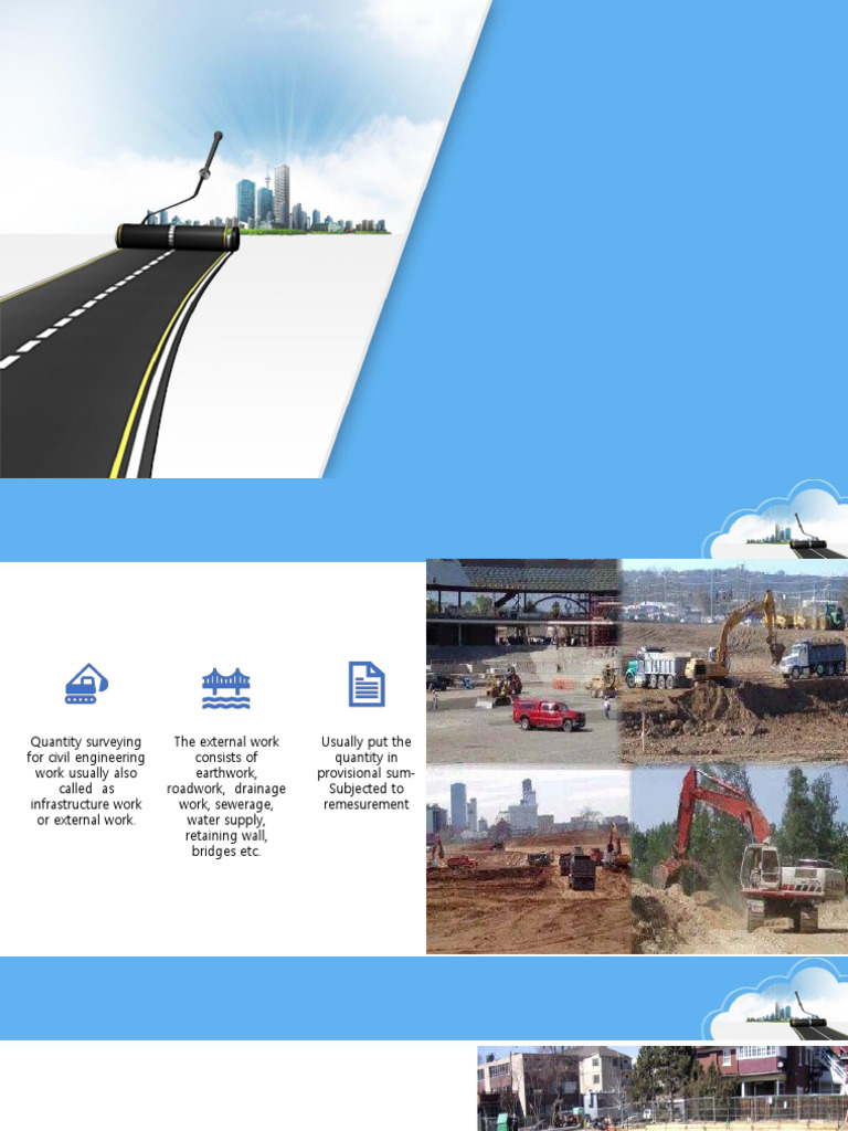 Earthwork and Quantity Surveying Guide | PDF | Area | Road