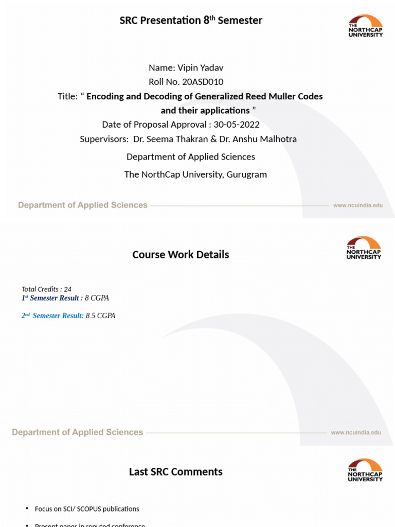 Generalized Reed Muller Codes Research | PDF | Code | Applied Mathematics