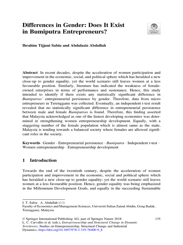 Differences in Gender Fesp Student Form - 105649 | PDF ...
