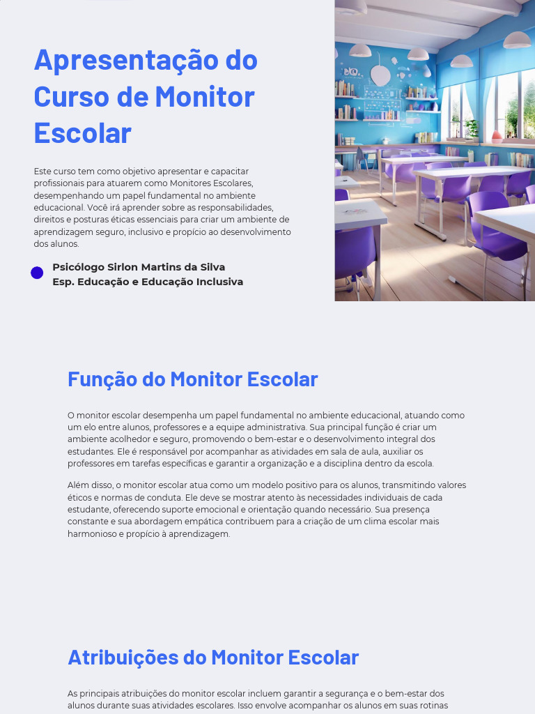 Capacitação para Monitores Escolares | PDF | Pedagogia | Família