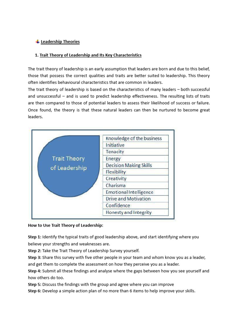 Leading - Understanding Leadership - Styles and Theories | PDF ...