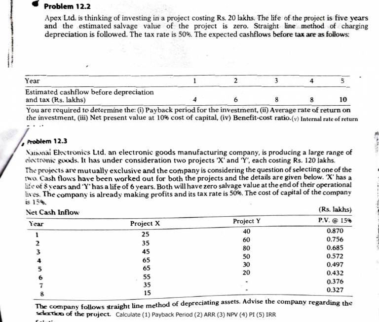 Module 3 Capital Budgeting Questions | PDF | Net Present Value ...