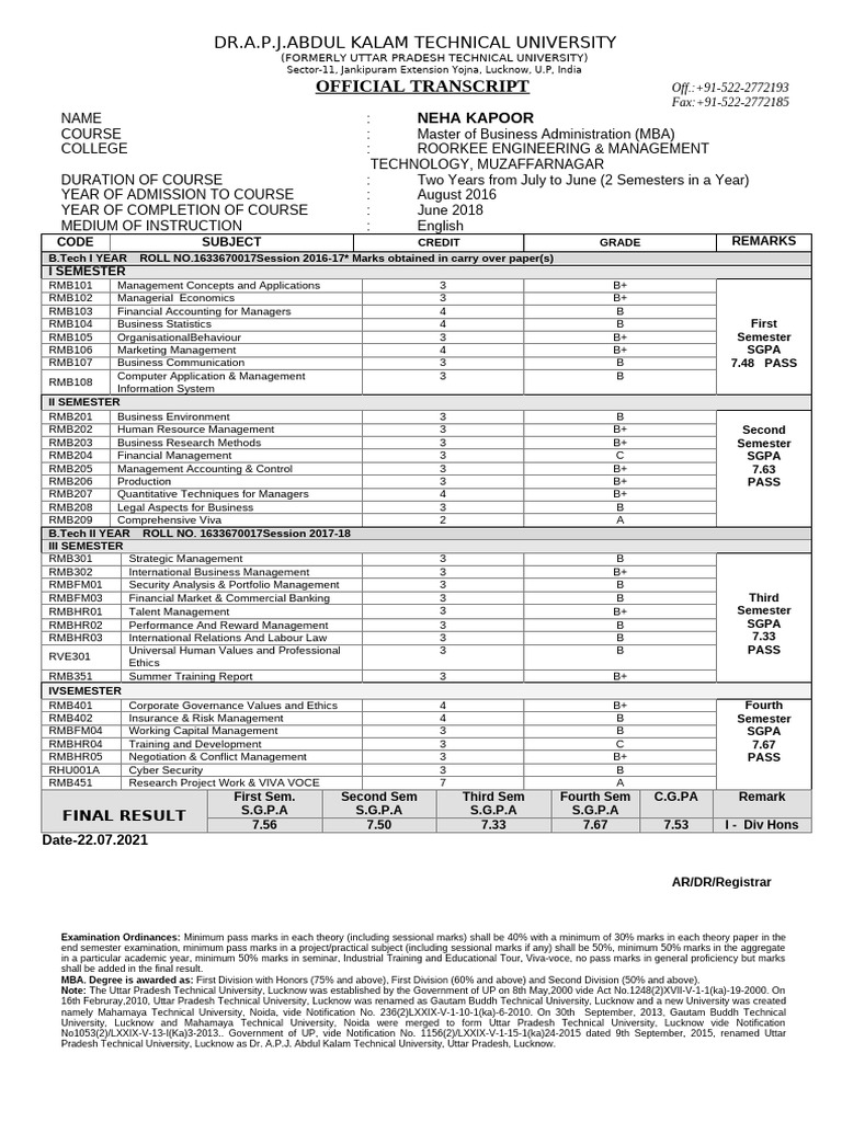 MBA New Format | PDF | Business