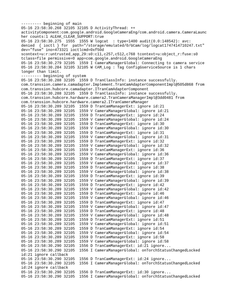 Log Cat 1747414710247 | PDF | Computer Architecture | System Software