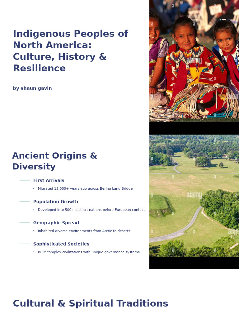Indigenous Peoples of North America Culture History and Resilience ...