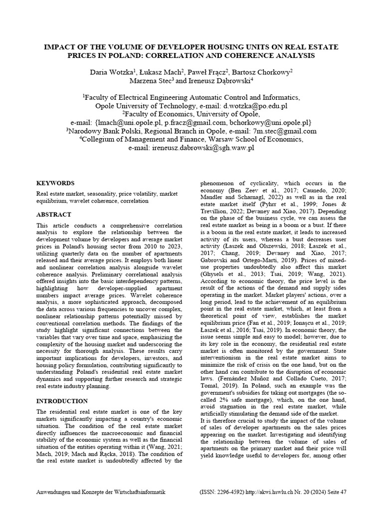 Developer Housing Impact on Prices | PDF