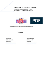 VSC HVDC Transmission Using Voltage Source Converters