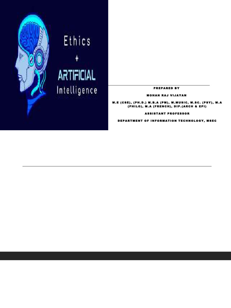 Ethical Issues in AI and Robotics | PDF | Artificial Intelligence ...
