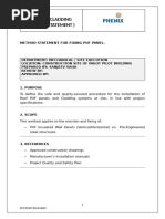 FAPA System Installation Method Statement | PDF | Personal Protective ...