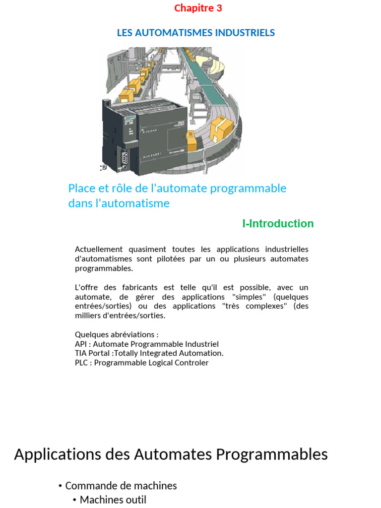 Automates Programmables en Industrie | PDF | Automate programmable ...