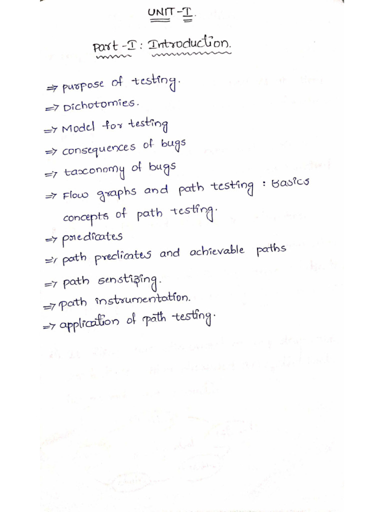 STM-Unit-1-Hand Written Notes | PDF