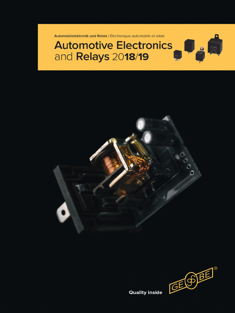 GEBE Relay Catalogue 2018/2019 | PDF | Relay | Diode