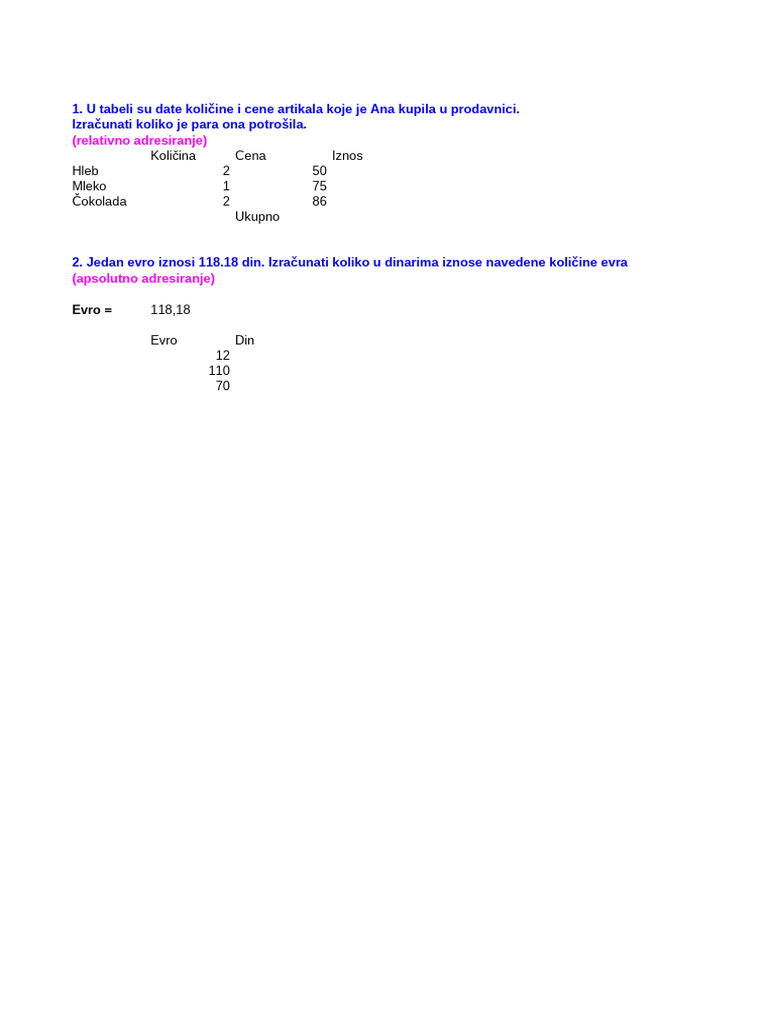 Excel 2 | PDF