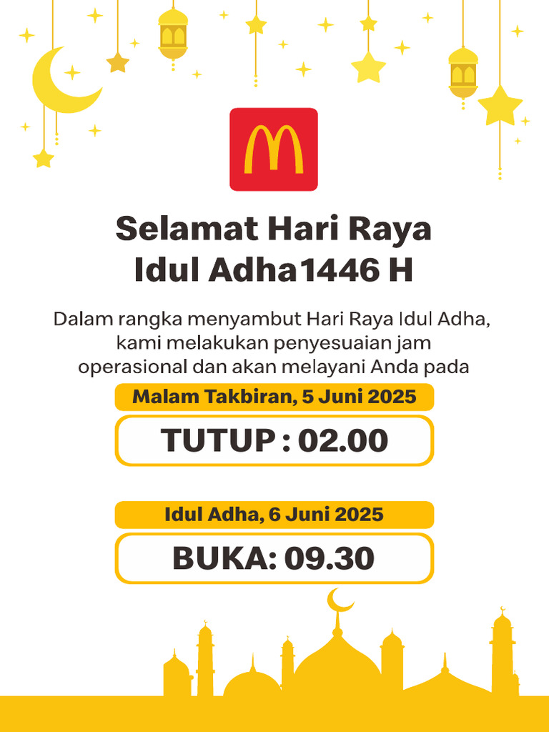 MCD Hari Raya New | PDF