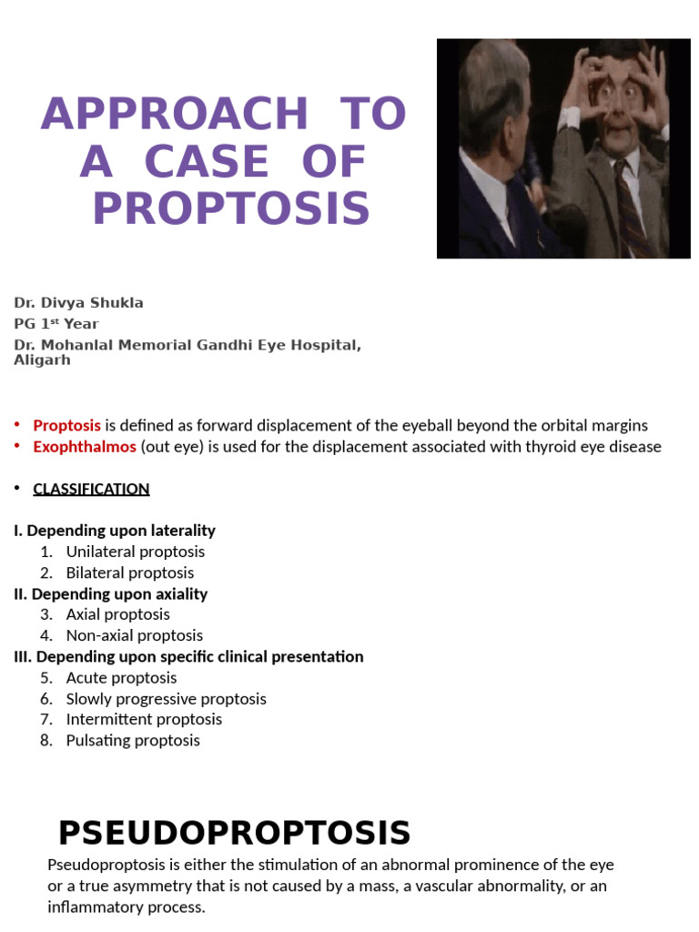 Proptosis | PDF | Neoplasms | Medical Specialties
