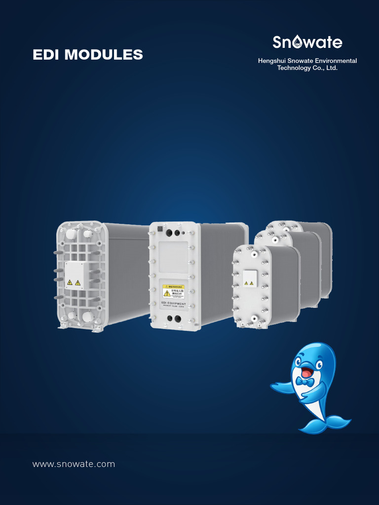 EDI Modules for Water Treatment Solutions | PDF | Environmental ...