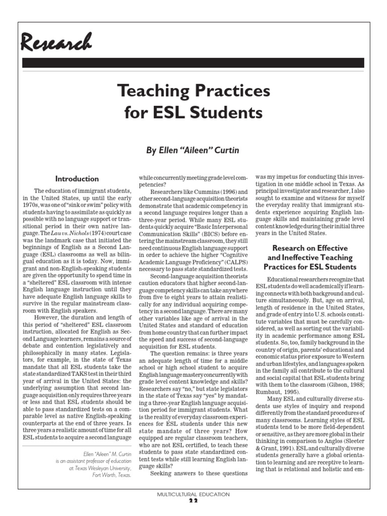 Ej 711231 | PDF | English As A Second Or Foreign Language | Second Language