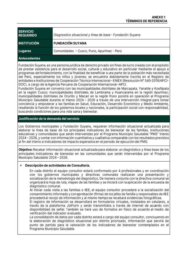 Diagnóstico Situacional PROMSA 2024-2026 | PDF