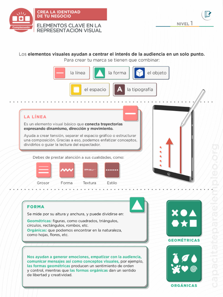 Elementos Clave en La Representación Visual | PDF
