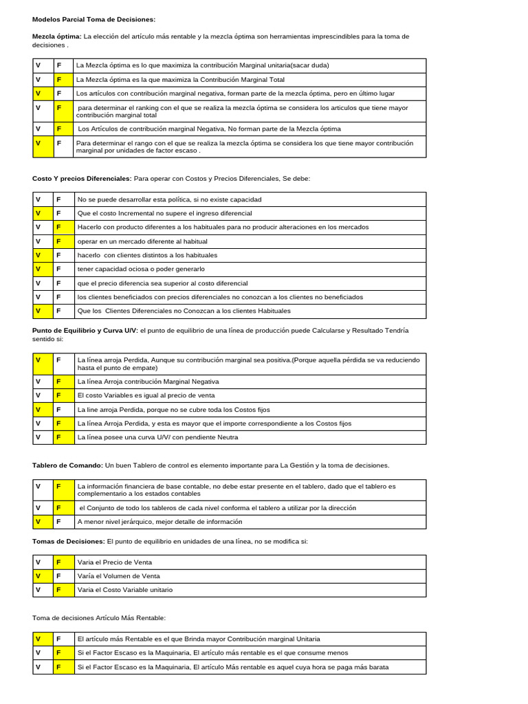 Toma de Decisiones y Modelos de Gestión Empresarial | PDF | Lean ...