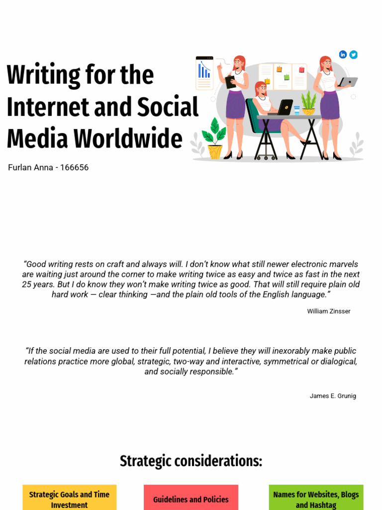 Writing For The Internet and Social Media Worldwide | PDF | Computer ...