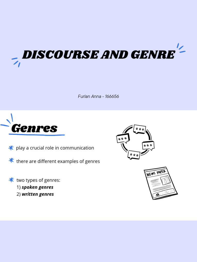 Discourse and Genres - Furlan | PDF | Genre | Liberal Arts Education