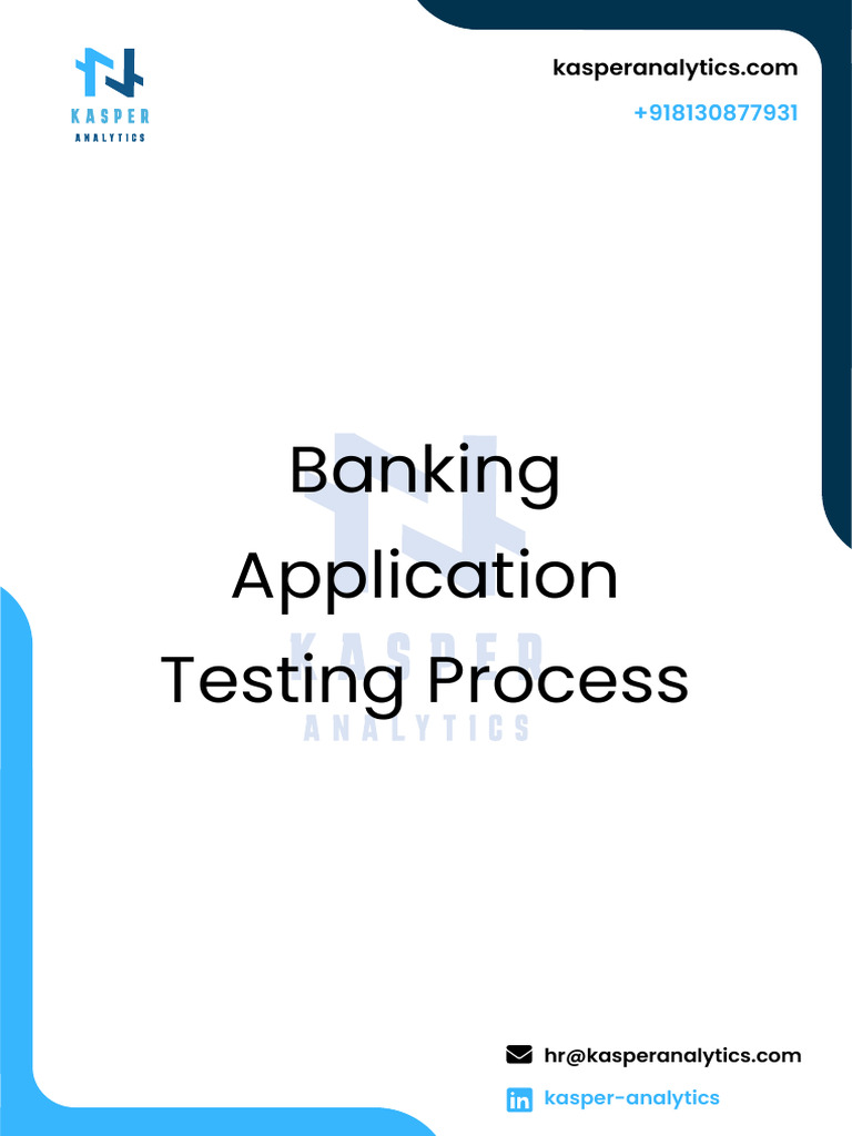 Banking Application Testing Guide | PDF | Databases | Password