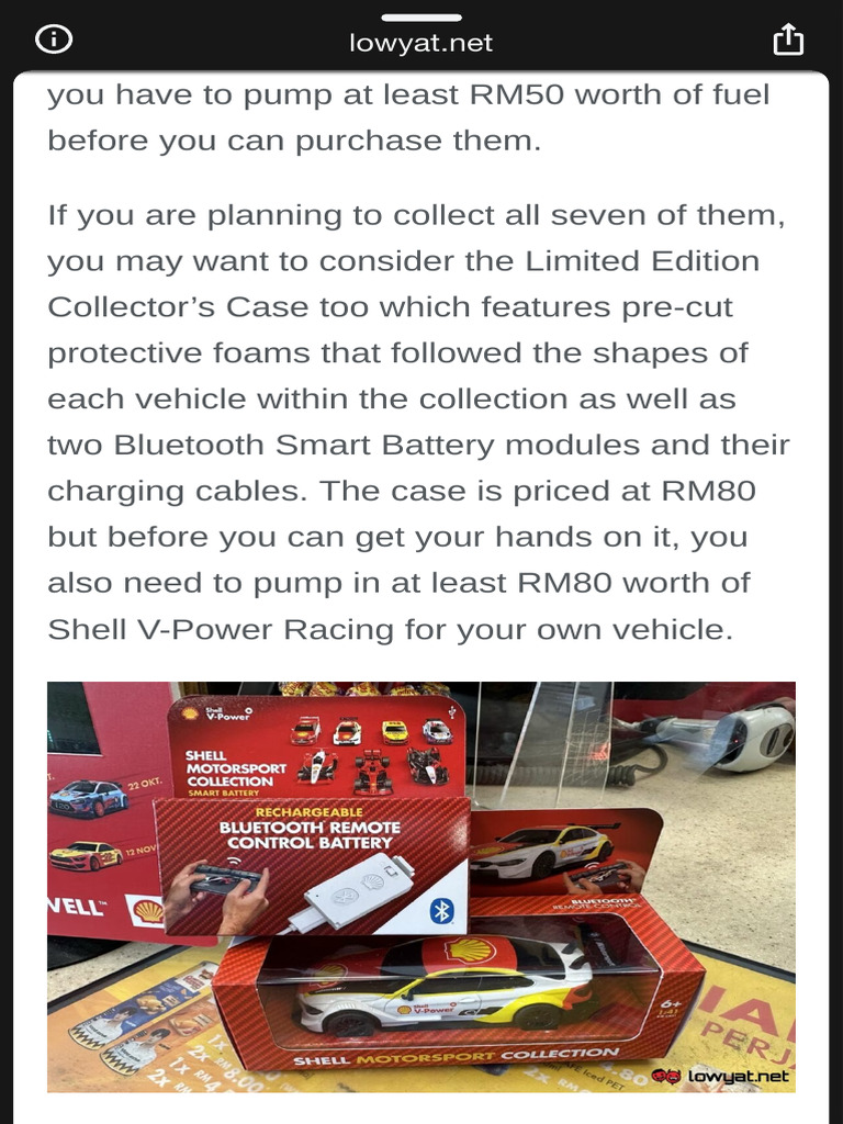 Shell V-Power Racing Collector's Offer | PDF