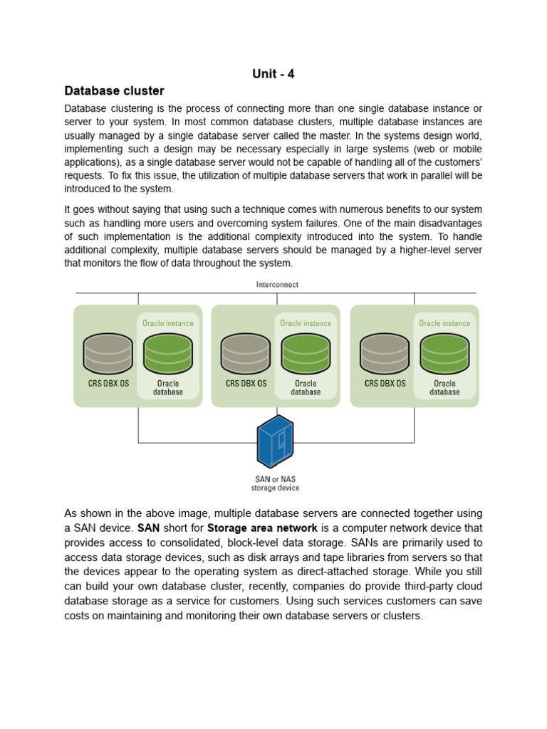 Database Clustering and Indexing Explained | PDF | Database Index ...