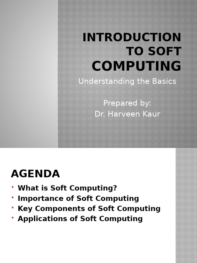 Introduction To Soft Computing | PDF | Applied Mathematics ...
