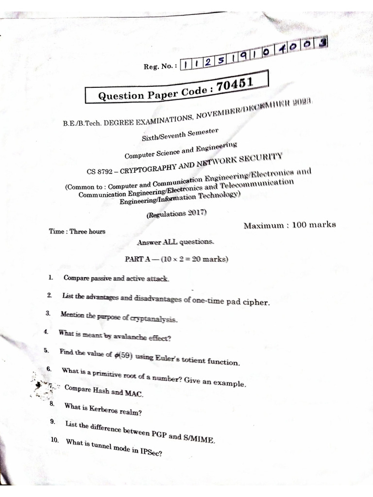 Cryptography And Network Security Pdf