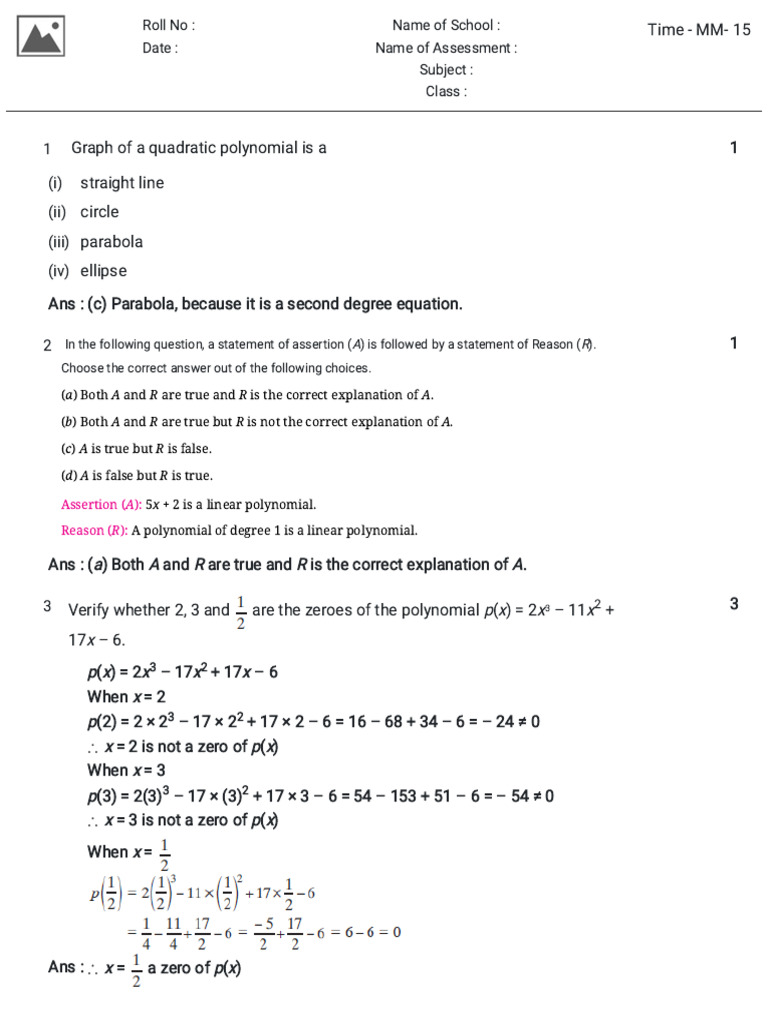 Answer Key | PDF | Mathematics Of Computing | Computational Science