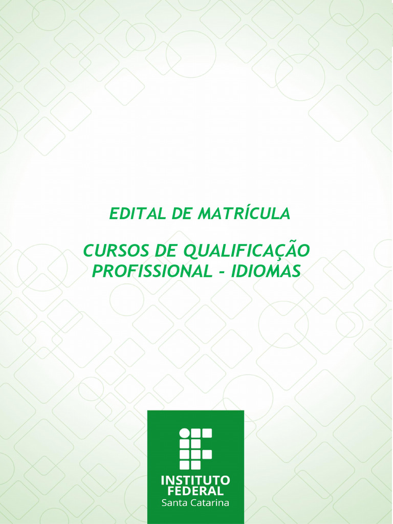 Inscrições Cursos de Idiomas 2025 | PDF