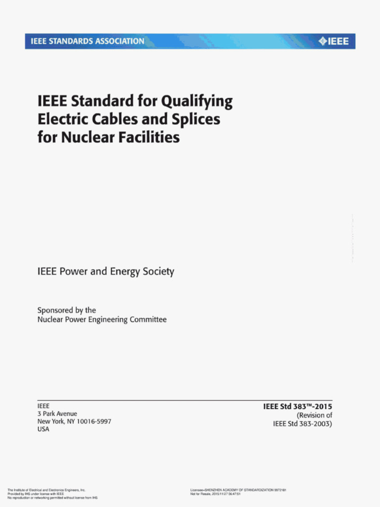 Ieee 383-2015. | PDF