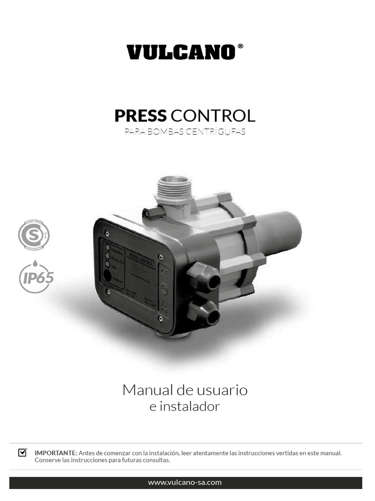 Instalación de Press Control para Bombas | PDF | Bomba | Presión