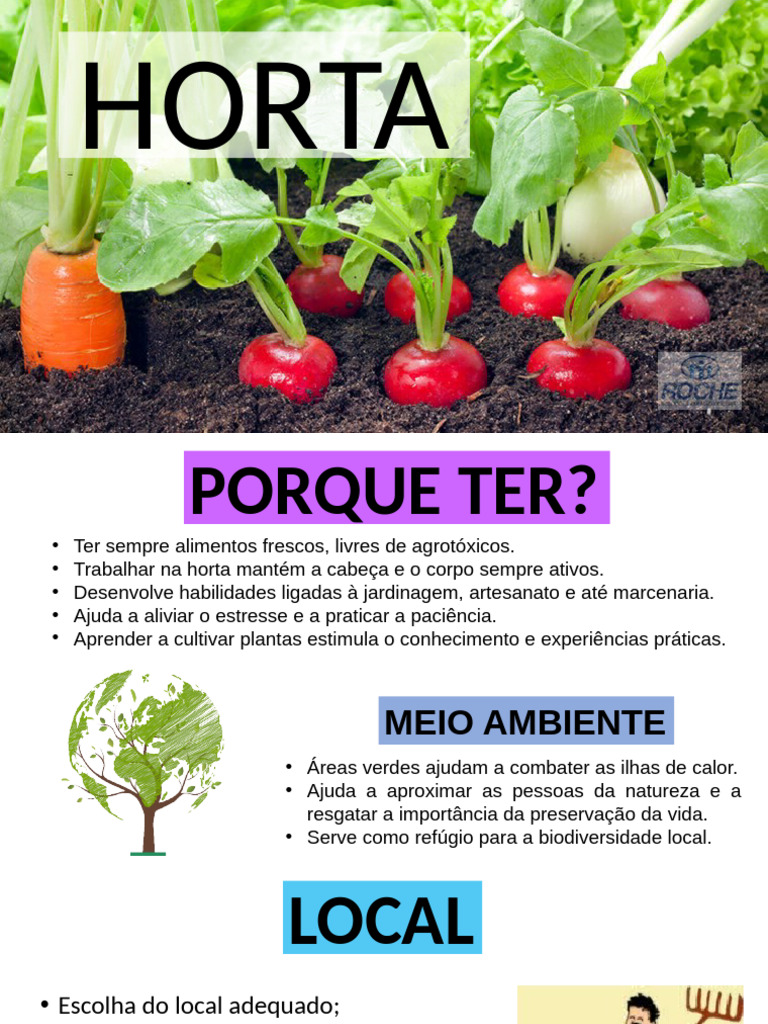 Horta Escolar: Benefícios e Cuidados | PDF | Terra