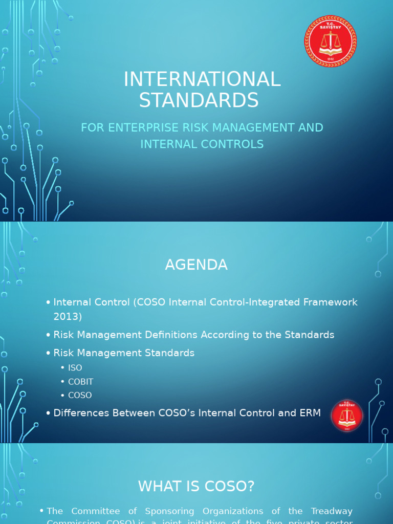 Enterprise Risk Management Standards Guide | PDF | Internal Control ...
