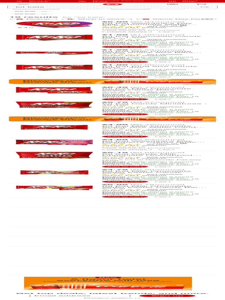 Kit Kat Products and Deals Available | PDF | Candy | Chocolate